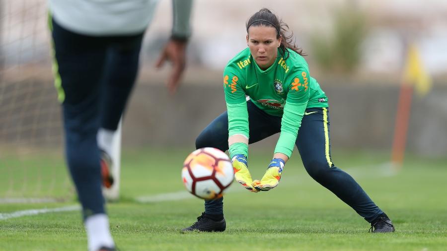Aline Reis, goleira da seleção brasileira feminina - Lucas Figueiredo/CBF