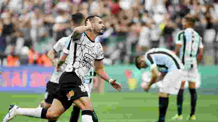 Renato Augusto comemora gol marcado contra o Grêmio na 37ª rodada do Brasileirão - Rodrigo Coca/ Ag. Corinthians - Rodrigo Coca/ Ag. Corinthians