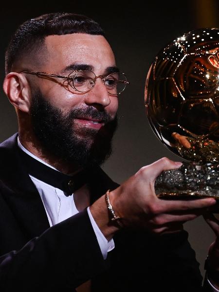 Karim Benzema levou a Bola de Ouro 2022 - FRANCK FIFE / AFP