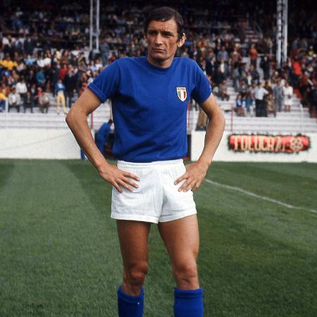 Luigi 'Gigi' Riva durante a Copa do Mundo de 1970
