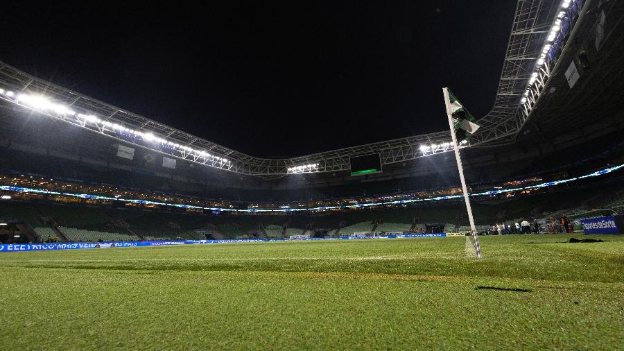 Allianz Parque para a semifinal do Paulista, entre Palmeiras e Novorizontino