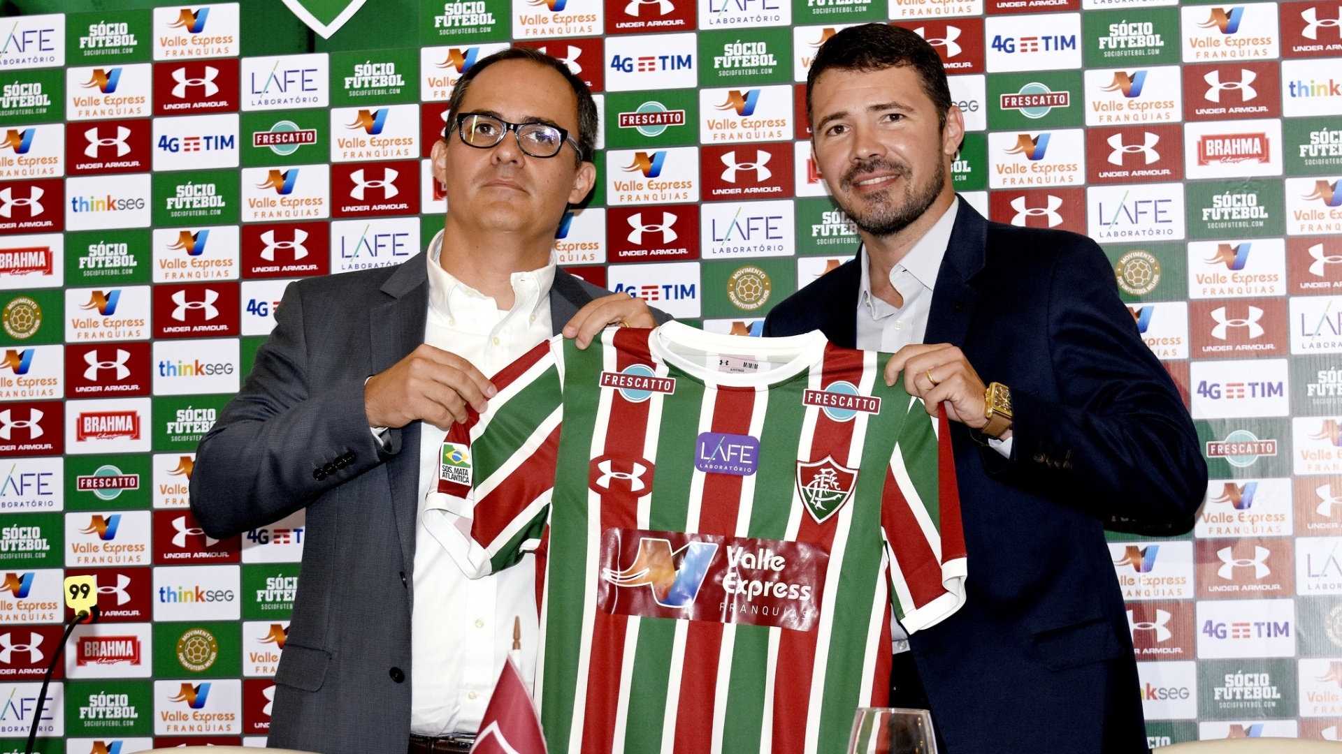 Pedro Abad, presidente do Fluminense, apresenta nova parceira