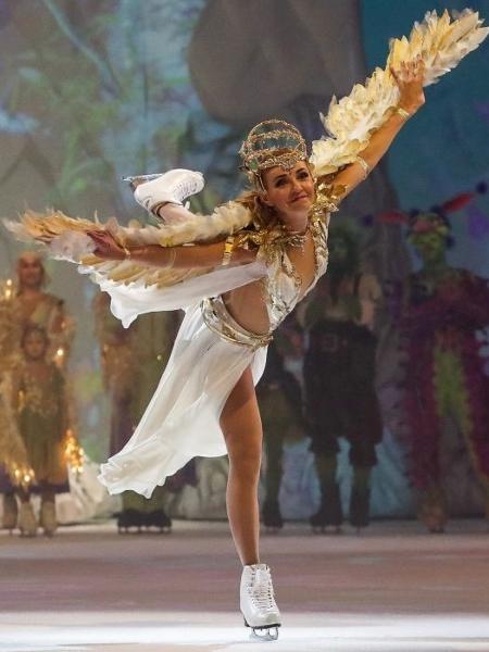 25.dez.2019 - A ex-patinadora Tatyana Navka em "A Bela Adormecida", na Megasport Arena, em Moscou (Rússia) - Vladimir Gerdo\TASS via Getty Images