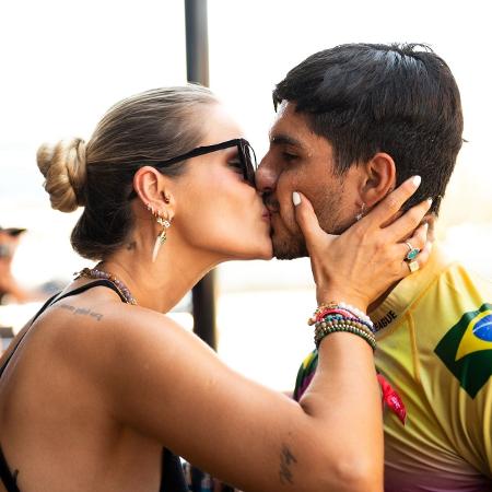 Gabriel Medina e Yasmin Brunet: quem nunca se apaixonou pelos hobbies do outro? - Pat Nolan/World Surf League via Getty Images