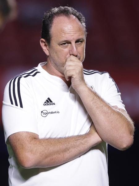 Rogério Ceni, técnico do São Paulo, durante jogo contra a Inter de Limeira - Ettore Chiereguini/AGIF