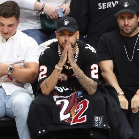 Neymar foi à Kaseya Arena, em Miami, para assistir ao jogo entre Miami Heat e Denver Nuggets, pelas finais da NBA - Joe Murphy/Getty