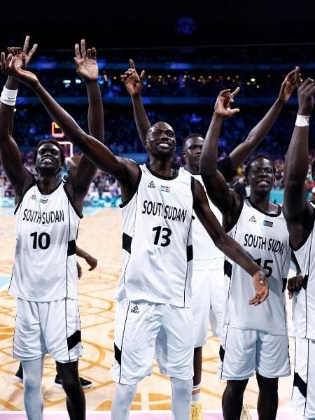 Equipe de basquete de Sudão do Sul nas Olimpiadas de Paris 2024