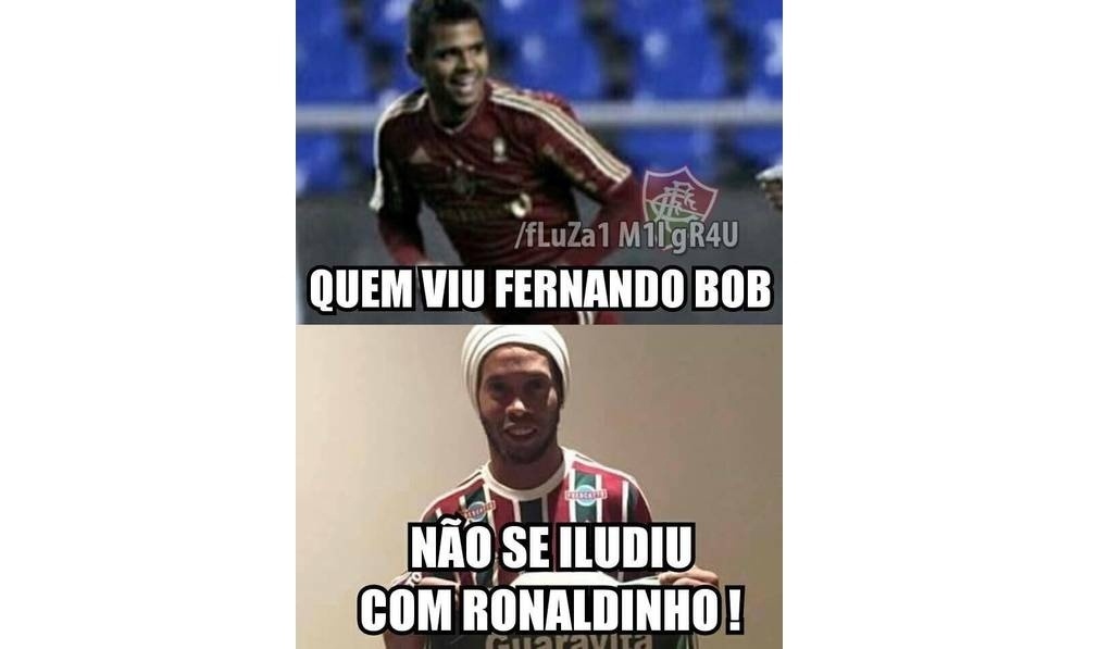 Saída de Ronaldinho Gaúcho do Fluminense gera piadas na Internet - Reprodução