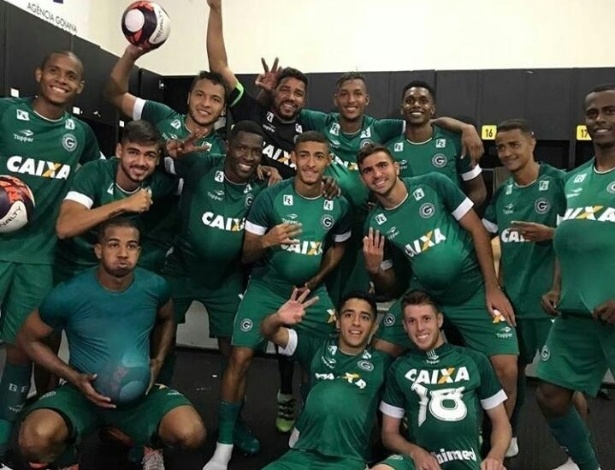 Jogadores do Goiás provocam Walter após conquista do título - Reprodução/Instagram