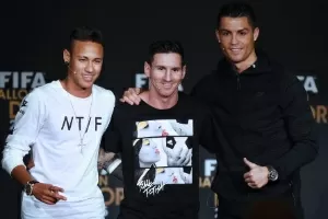 Neymar exalta importância de concorrer com Cristiano Ronaldo e Lionel Messi