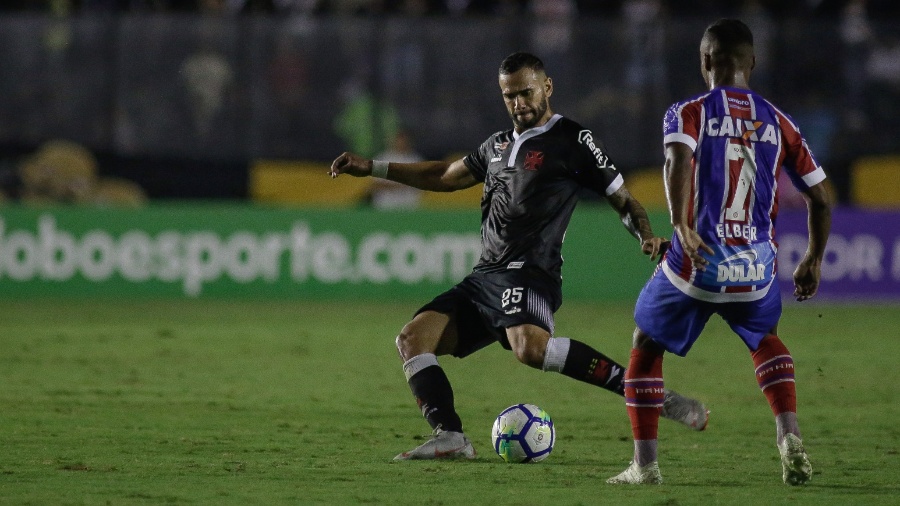 Zagueiro Leandro Castan, do Vasco, em partida contra o Bahia pelo Brasileiro do ano passado - Luciano Belford/AGIF