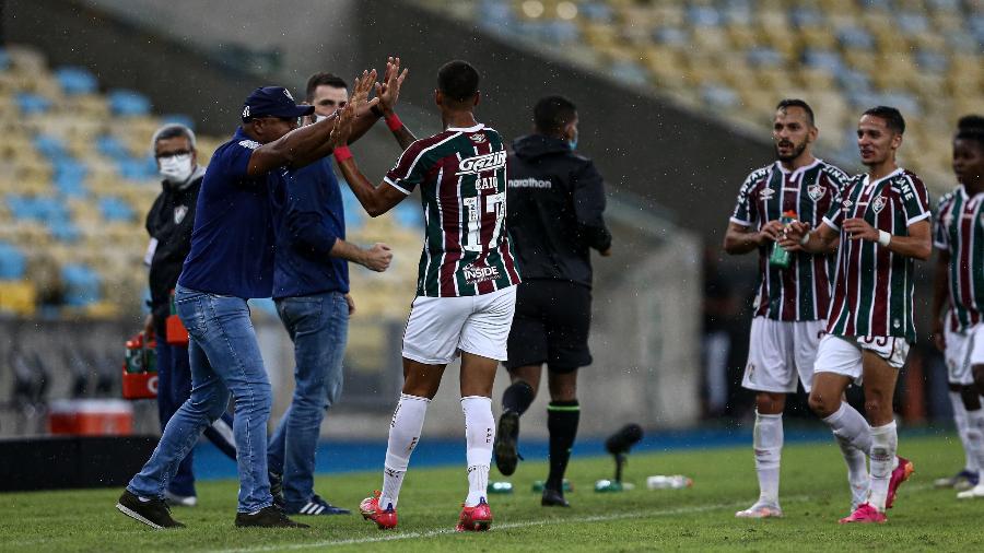 Heroi do Fluminense conta o Santa Fe-COL, Caio Paulista ganha chance em decisão contra o River Plate na Libertadores - Lucas Merçon/Fluminense FC