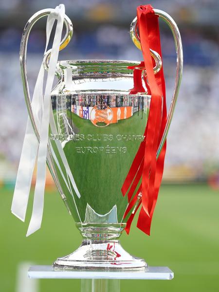 Troféu da Liga dos Campeões, antes da final entre Liverpool e Real Madrid - Nick Potts/PA Images via Getty Images