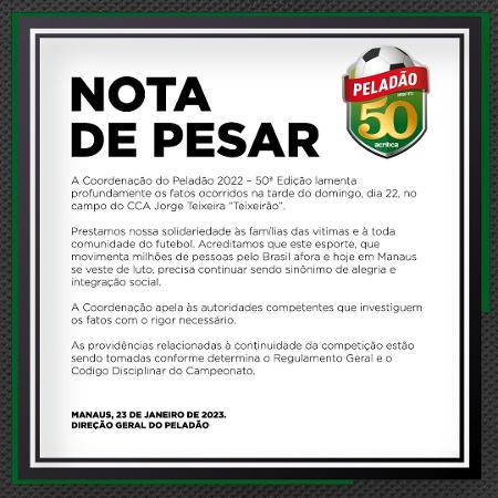 Jogo de futebol amador termina com tiroteio e mortes em Manaus