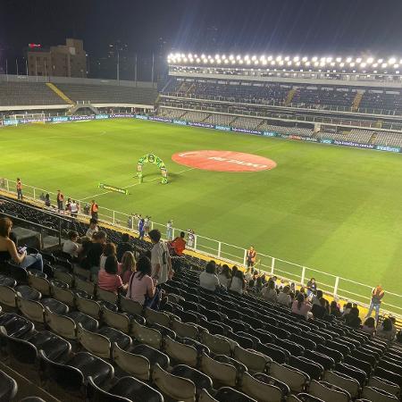 Santos x Botafogo-SP, na Vila Belmiro, pela Copa do Brasil - Lucas Musetti/UOL