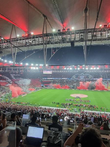 Estádio do Maracanã pouco antes de Flamengo x Corinthians, jogo da Copa do Brasil