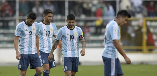 Argentina viu suas chances de classificação se complicarem após derrota na Bolívia - Juan Mabromata/AFP