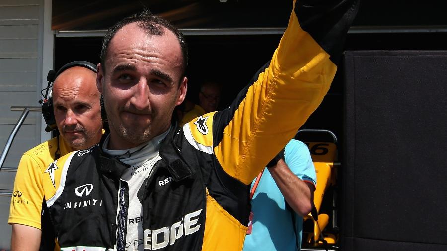 Robert Kubica em testes na Hungria com a Renault seis anos após seu acidente em um rali - Charles Coates/Getty Images