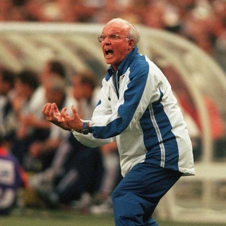 Mario Zagallo, técnico do Brasil na Copa do Mundo de 1998 - Lutz Bongarts/Bongarts/Getty Images