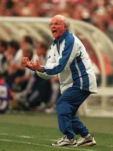 Mario Zagallo, técnico do Brasil na Copa do Mundo de 1998