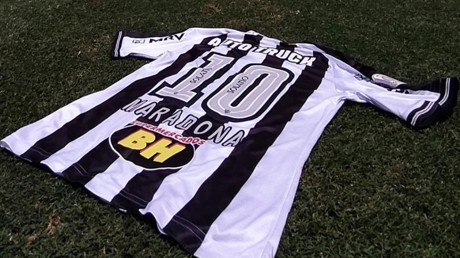 Camisa 10 do Atlético terá nome de Maradona em homenagem ao craque  - Divulgação/Atlético-MG