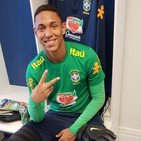 Christian Esmério, goleiro do Flamengo que foi vítima fatal do incêndio no Ninho do Urubu - Reprodução Instagram - Reprodução Instagram