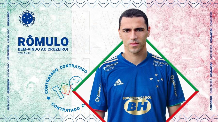 Aos 33 anos, Rômulo é o novo reforço do Cruzeiro para a temporada  - Instagram 