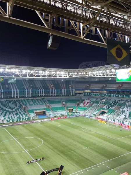 Allianz Parque pronto antes do duelo entre Palmeiras e São Paulo, pela Copa Libertadores - Diego Iwata/UOL