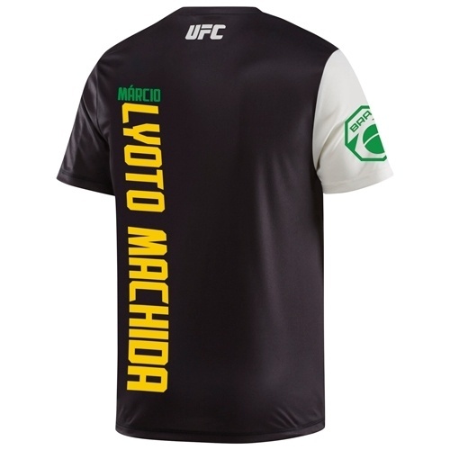 Reebok confundiu Lyoto Machida com Marcio Lyoto e o ex-campeão dos meio pesados ganhou uma camisa com um nome a mais - Divulgação/Reebok
