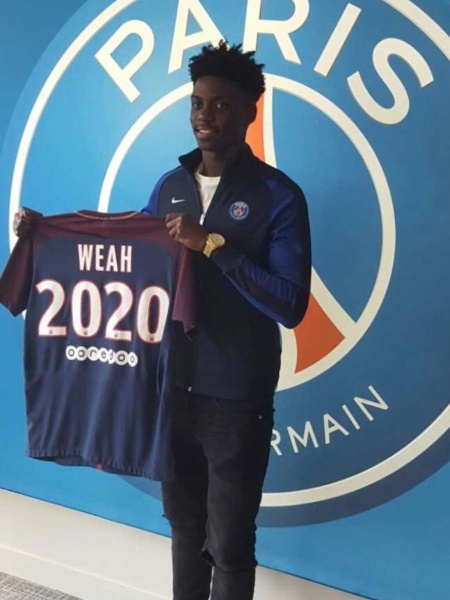 Timothy Weah divulga acordo com o Paris Saint-Germain até 2020 - Divulgação