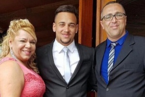 Maycon, do Corinthians, com os pais Lilian e Alexandre - Reprodução/Instagram - Reprodução/Instagram