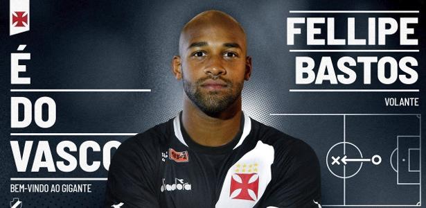 Fellipe Bastos foi contratado para nova passagem pelo Vasco, mas sofre com pressão da torcida - Reprodução Twitter