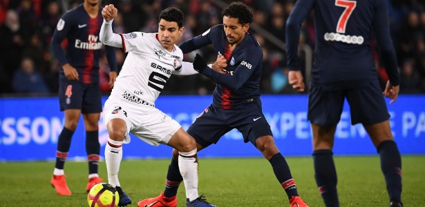 Marquinhos em ação pelo PSG - FRANCK FIFE/AFP - FRANCK FIFE/AFP