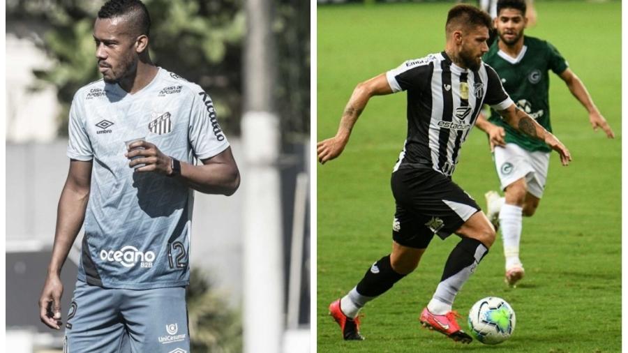 Copete e Sóbis negociam com o Cruzeiro para a sequência da Série B - Ivan Storti/Santos e Stephan Eilert/Ceará