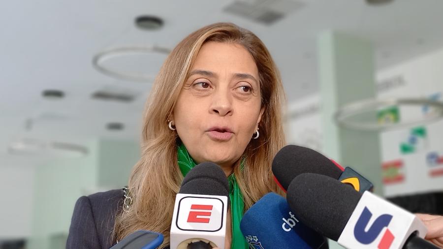 Leila Pereira, presidente do Palmeiras - Igor Siqueira/UOL
