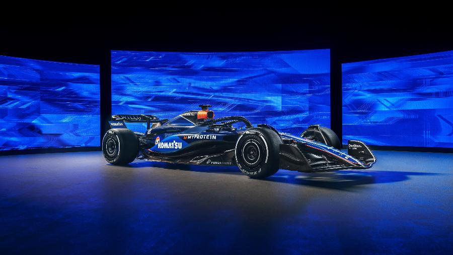 Pintura da Williams para a temporada 2024 da Fórmula 1