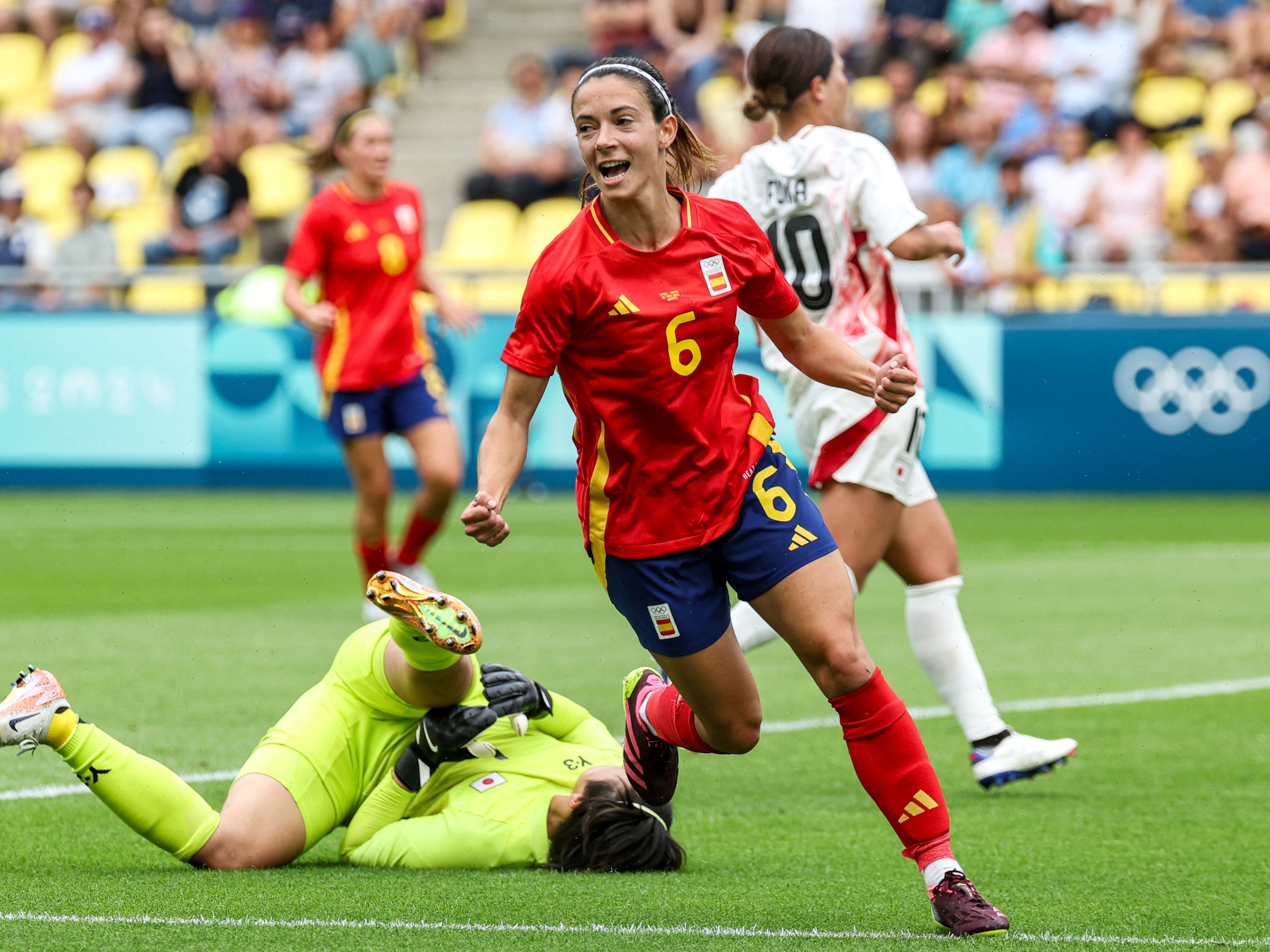 Olimpíadas: Espanha x Japão (Foto: ALAIN JOCARD / AFP)