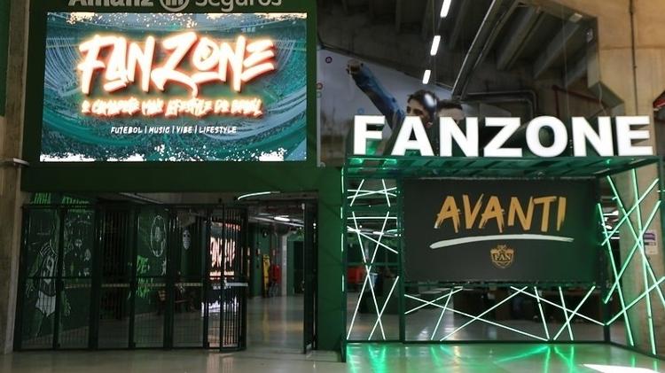 O Camarote Fanzone foi inaugurado em 2018, mas passou por uma reforma recentemente O Camarote Fanzone foi inaugurado em 2018, mas passou por uma reforma recentemente