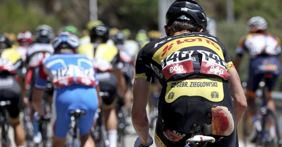 Ciclista Daniel Westmattelmann se machucou durante a prova do Tour de Portugal 