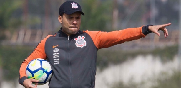 Jair Ventura comanda o treino do Corinthians antes do clássico contra o São Paulo - Daniel Augusto Jr. / Agência Corinthians