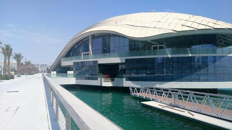 Lusail - Cidade da Copa-2022 - ponto de táxi aquático - Natasha Bin/UOL - Natasha Bin/UOL