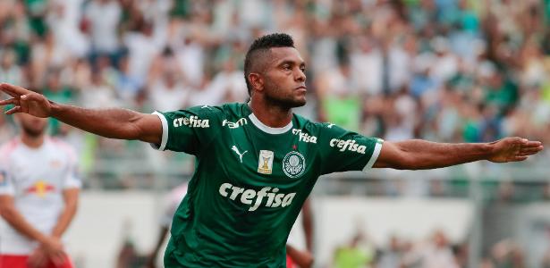 Borja comemora gol do Palmeiras contra o Red Bull Brasil - Marcello Zambrana/AGIF