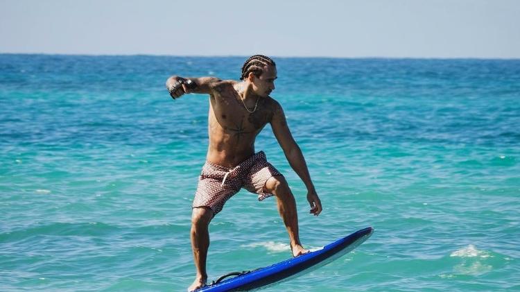 Lewis Hamilton durante as férias da Fórmula 1 - Instagram/Reprodução - Instagram/Reprodução