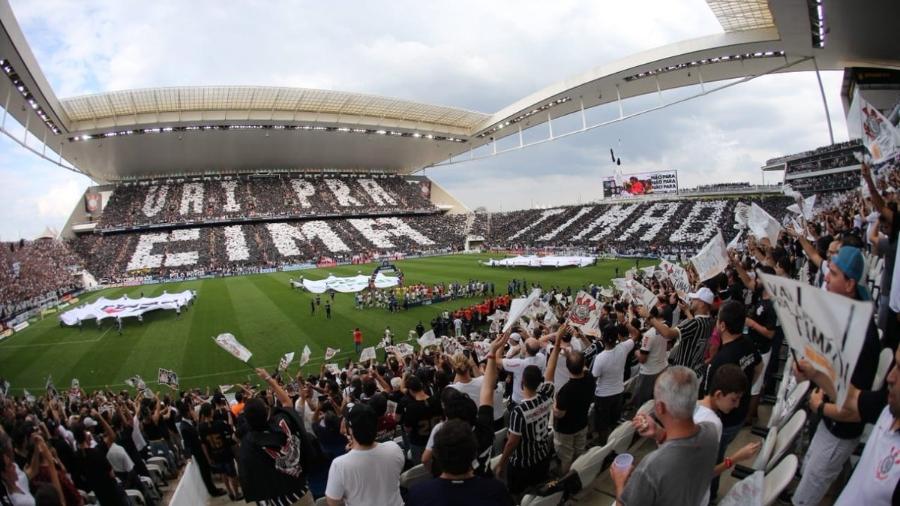 Arena Corinthians foi inaugurada há seis anos e já recebeu 200 jogos do time alvinegro - divulgação/Corinthians