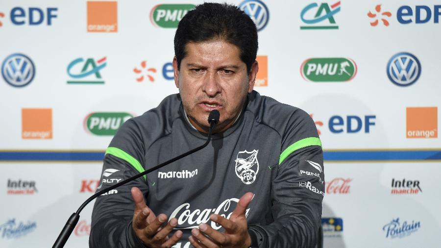 Eduardo Villegas, técnico da Bolívia - Sebastien Salom-Gomis/AFP