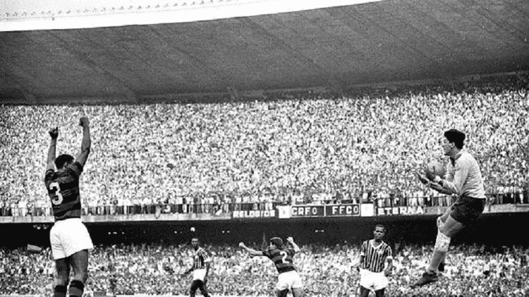Flamengo venceu Fluminense em jogo com maior público da história do futebol, em 1963 - Acervo Pessoal - Acervo Pessoal