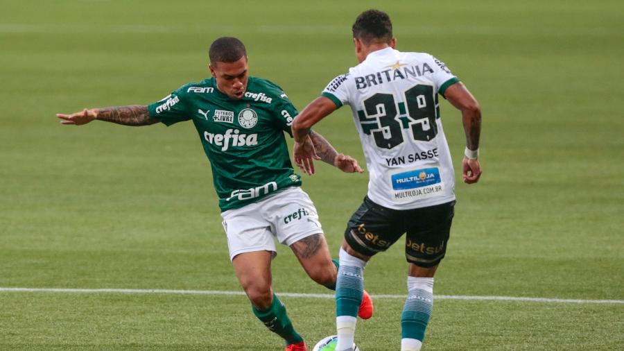 Lance do duelo entre Palmeiras e Coritiba no Allianz Parque, pelo Brasileirão - Marcello Zambrana/AGIF