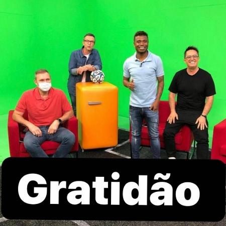 Edílson Capetinha se despede do "Os Donos da Bola" - Reprodução/Instagram