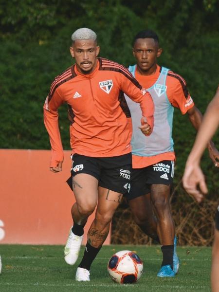 Luciano participa de treinamento do São Paulo e deve ficar à disposição de Crespo contra o Palmeiras - Erico Leonan / saopaulofc