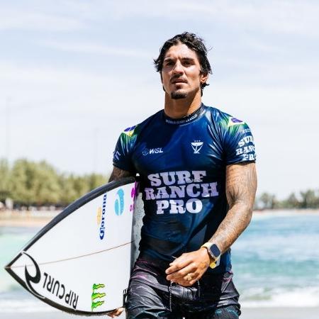 O surfista Gabriel Medina durante a etapa de Surf Ranch Pro, na California (EUA) - Aaron Hughes/Getty